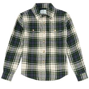 Class/club kids Green Plaid Shirt